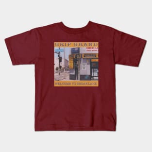 Welcome To Broakland by Grip Grand album cover Kids T-Shirt